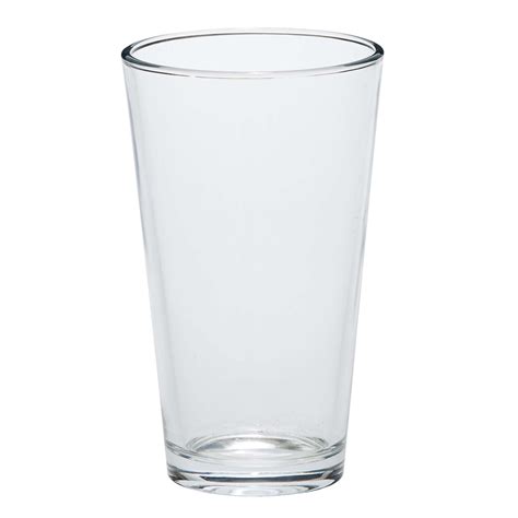 Set Of 24 Clear Pint Glass 16 Oz