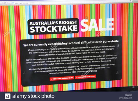 Myer Department Store Stock Photos & Myer Department Store Stock Images - Alamy