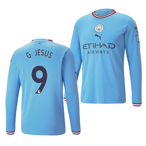 Youth Manchester City Erling Haaland 2021 22 Home Jersey Replica Light Blue