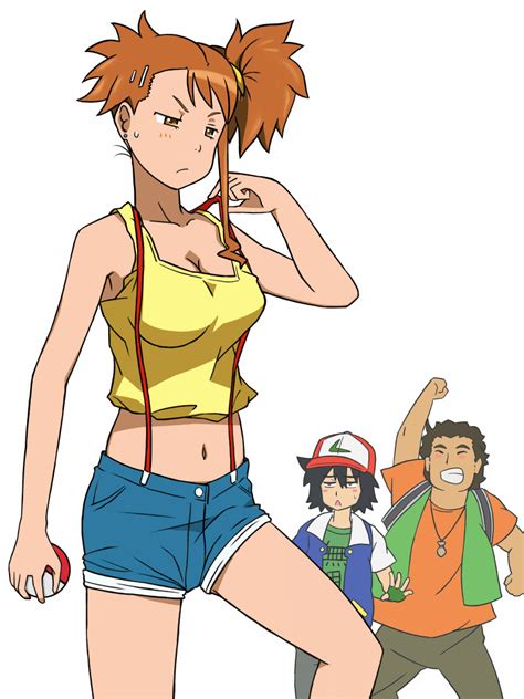 Ash Ketchum Misty Anjou Naruko Brock Yadomi Jinta And 1 More Pokemon And 3 More Drawn By