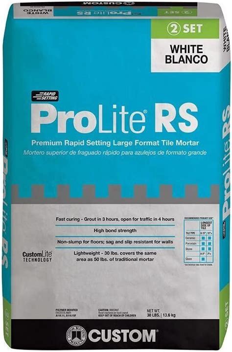 Custom Building Products Prolite 30 Lb Tile And Stone Rapid Setting