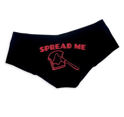 Spread Me Panties Funny Sexy Slutty Panties Booty Bachelorette Party