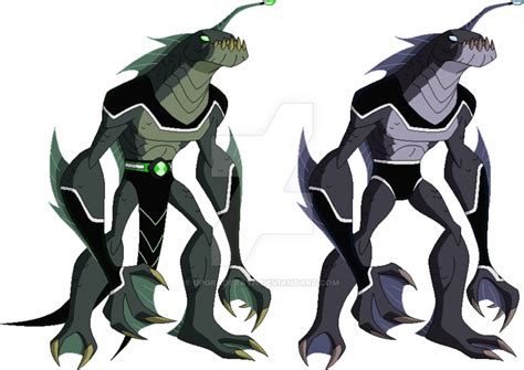 Ripjaws And Fryne Earth 27 By Upgraderath Character Design Alien