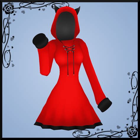 Demon Hoodie Dress Download By Reseliee On Deviantart