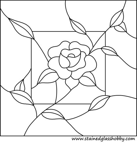 For this specific purpose, you will need change particularly paper establishing. Square flower pattern stained glass