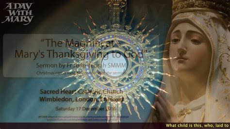 The Magnificat Marys Thanksgiving To God Sermon By Fr Jude Ifeorah