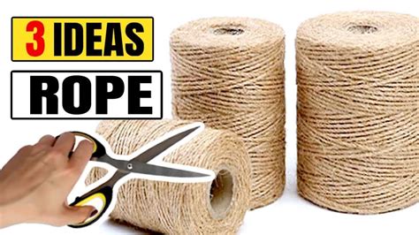 3 Amazing Ideas From Jute Jute Rope Craft Ideas ️ Youtube