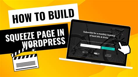 How To Build A Squeeze Page On Wordpress Site Step By Step Youtube