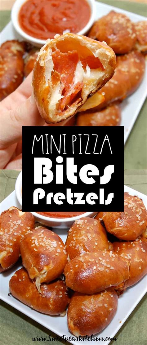 Mini Pizza Bites Pretzels Sweet Pea S Kitchen