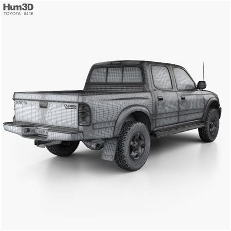 Toyota Tacoma Double Cab Limited 2001 3d Model Vehicles On Hum3d