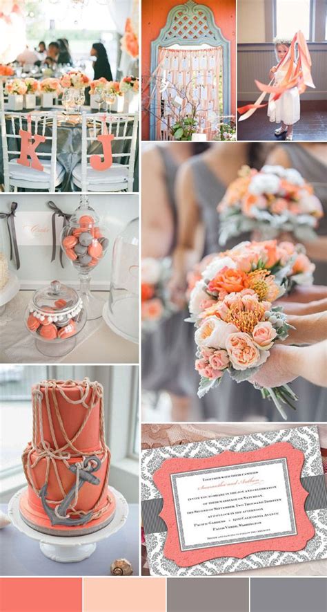 2016 Spring Wedding Color Trends Chapter Twostunning Peach Wedding