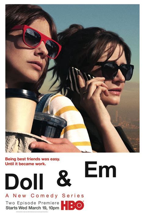 Dollandem Hbo Poster Doll And Em Dolly Wells Tv Series 2013