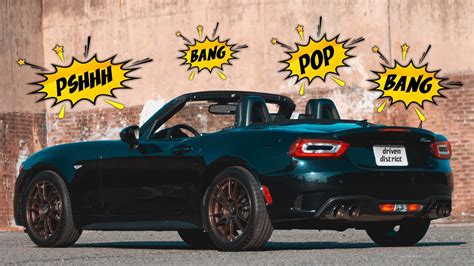 Top Down Exhaust Sound Modified 2017 Fiat 124 Spider Abarth Pov Drive Youtube