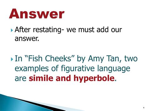Fish Cheeks Questions And Answers By Amy Tan By Corina Fulce On