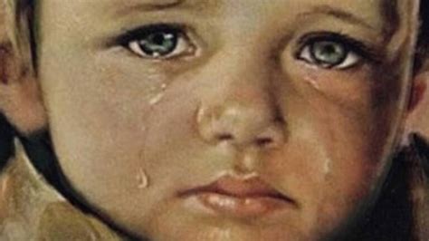 Cuál es el significado del cuadro del niño que llora