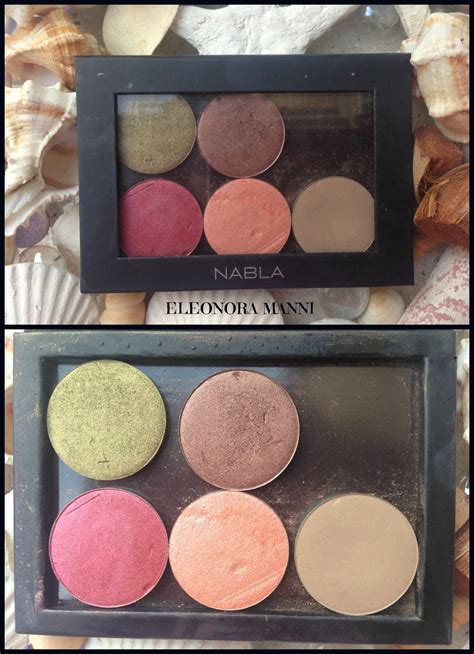 eleonora manni nabla cosmetics palette liberty six e refill ombretti