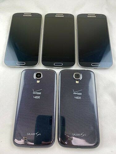 5 Samsung Sch I545 Galaxy S4 Verizonunlocked Phone Lot Good