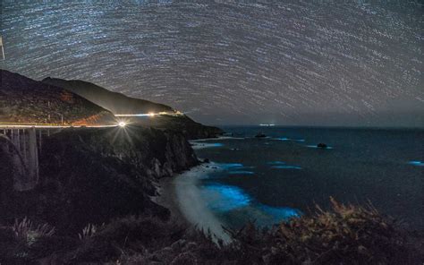 Photos Of Big Surs Bioluminescent Waves Are Spectacular Travel Leisure