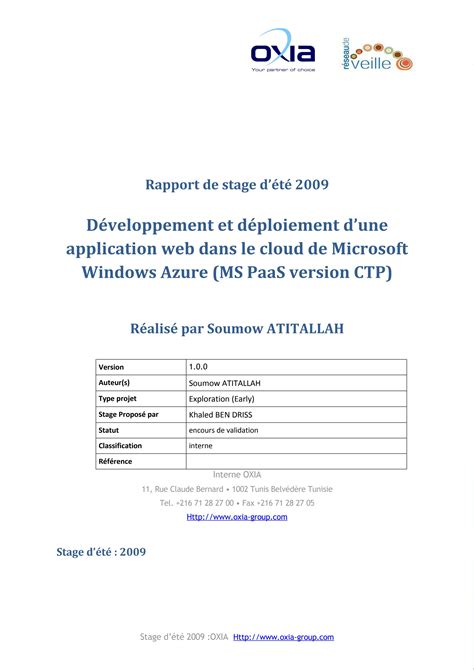 Développement Et Déploiement Sur Windows Azure By Khaled Ben Driss Issuu