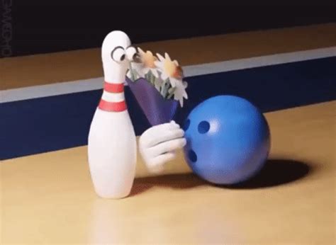 di palline da bowling blu di meme animati scandalosi