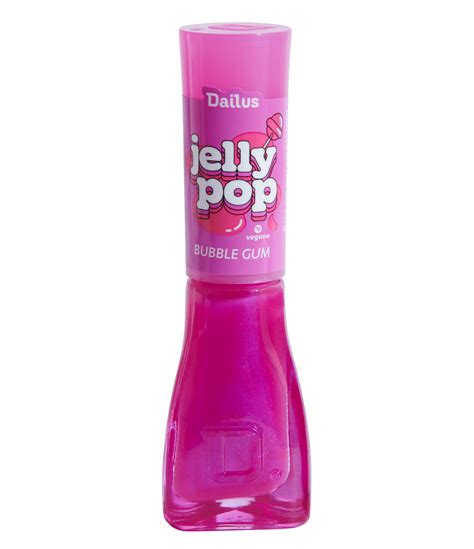 Esmalte Top Coat Coleção Jelly Pop Dailus Bubble Gum