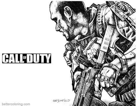 Раскраски Из Игры Call Of Duty Telegraph