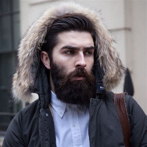 Chris John Millington Full Thick Dark Beard Big Mustache Beards Bearded Man Men Mens Style