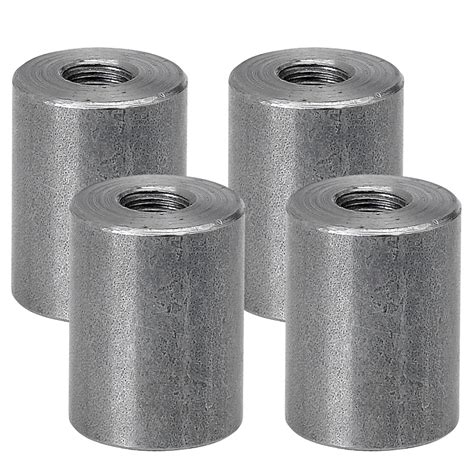 Lowbrow Customs Threaded Steel Bungs 1 Inch Long 516 18 Thread 4 Pack