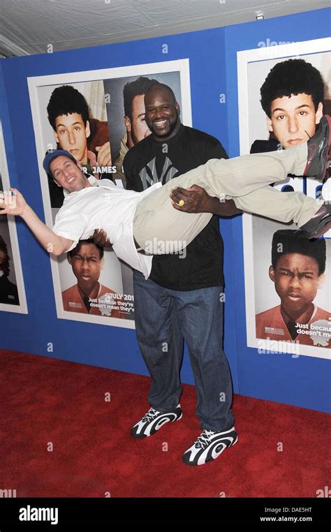 New York Ny 10th July 2013 Shaquille Oneal Adam Sandler At