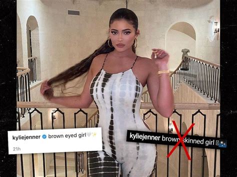 Kylie Jenner Denies Brown Skinned Girl Caption Claims Its Fake Kylie Jenner Kylie Brown