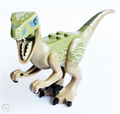 Lego Jurassic World Raptors Echo Charlie Delta And Blue Complete
