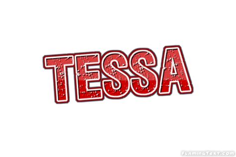 Tessa Лого Бесплатный инструмент для дизайна имени от Flaming Text