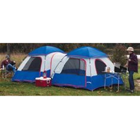 They all have close access. American Camper™ Double 9 x 7' Connected Tents, Blue and ...