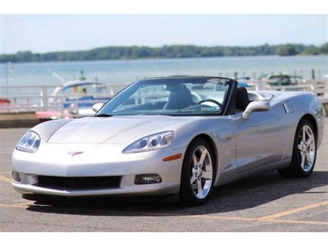 2005 Chevrolet Corvette Convertible For Sale Metallic Silver 5555 Miles