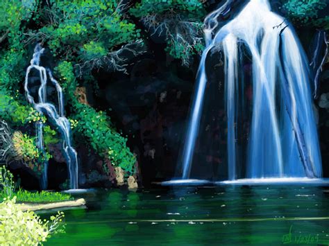 Hi Res Waterfall Wallpapers Bigbeamng