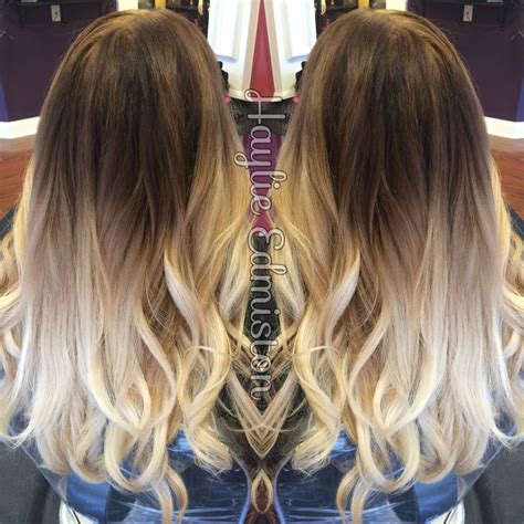 High Contrast Brown To Blonde Ombre Obsessed With This Look And The