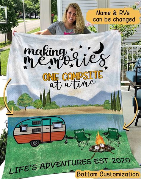 Camping Making Memories One Campsite At A Time Custom Etsy