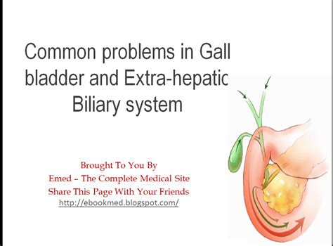 Common Problems In Gall Bladder Powerpoint Presentation Free Download Ppt E Med