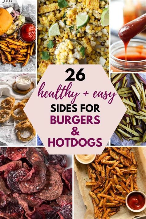 26 Healthy Sides For Burgers And Hotdogs In 2023 Healthy Sides For