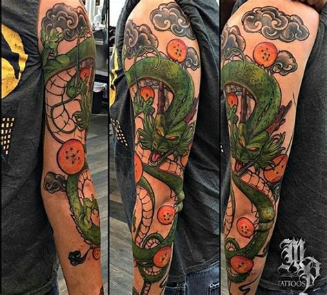 My Full Sleeve Shenron Tattoo In Progress Art By Michael Paul At