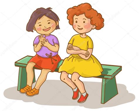 Two Girls At School Talking Clipart 20 Free Cliparts Download Images