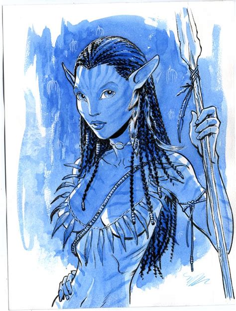 Neytiri Avatar Watercolor By Michaeldooney On Deviantart Pandora