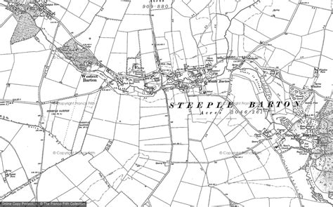 Old Maps Of Middle Barton Oxfordshire Francis Frith