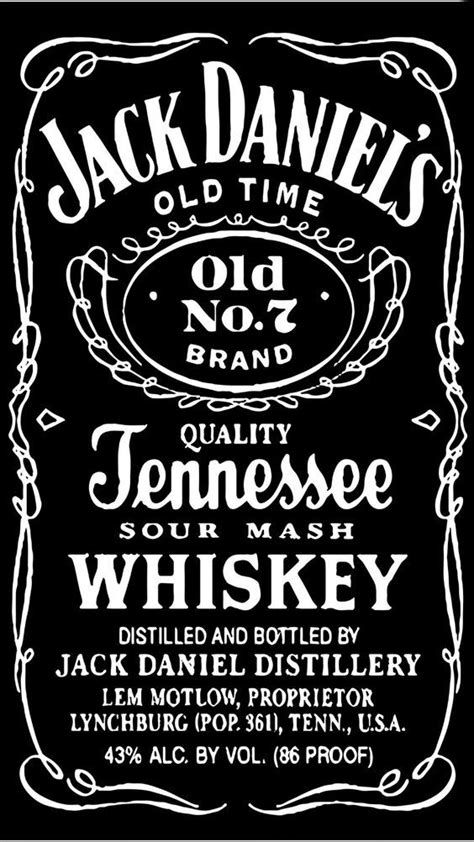 Jack Daniel Jack Daniels Jack Daniels Label Poster Vintage Retro