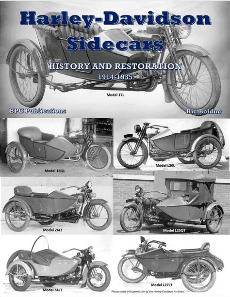 Harley Davidson Sidecars History And Restoration Book