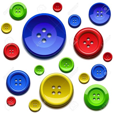 7 Buttons Clipart Preview Sewing Color Butt Hdclipartall