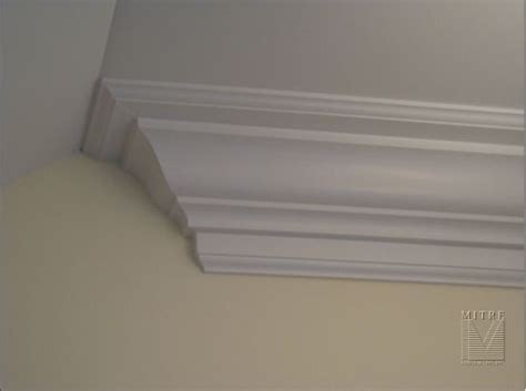 Cutting a return on crown molding is when the crown molding terminates in the middle of the wall and requires a finishing piece to look polished. Crown Moulding | Crown molding, House trim, Mouldings