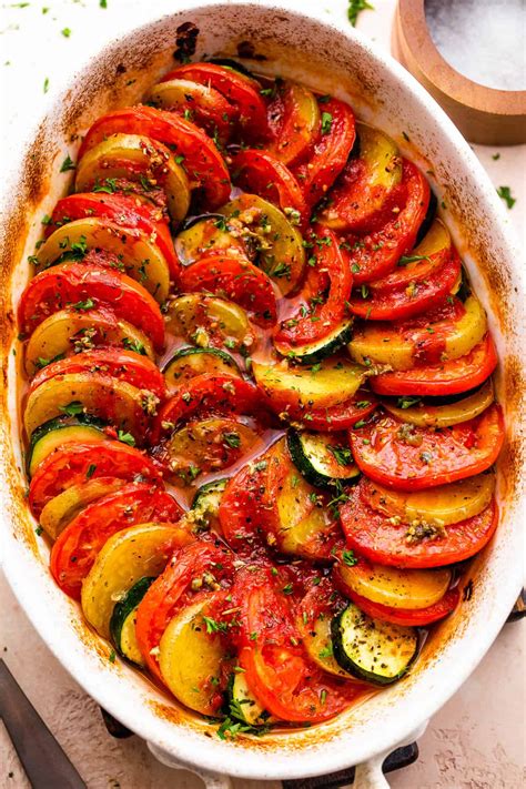 Healthy Zucchini Tomato Gratin Easy Weeknight Recipes