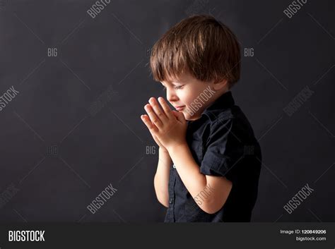 Little Boy Praying Image And Photo Free Trial Bigstock