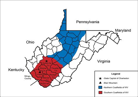 West Virginia Coal Mines Map Maps Catalog Online